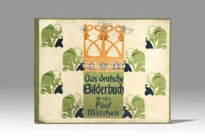 DEUTSCHE BILDERBUCH (Das) N°1-5. Mayence, J. Scholz, [c. 1900]. 5 fascicules en un...