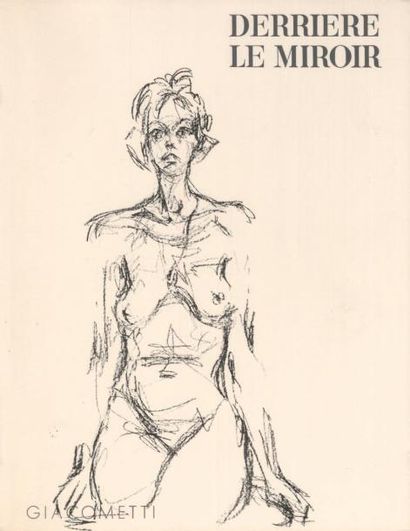 GIACOMETTI Alberto GIACOMETTI. Paris, Maeght, Derrière Le Miroir, numéro 127 de 1961....