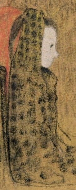 Édouard Vuillard 1868-1840 Marie Vuillard assise vers 1890-1891 Pastel sur papier...