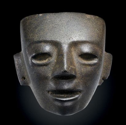 null MASQUE ANTHROPOMORPHE Culture Teotihuacan, haut plateau central du Mexique Classique,...