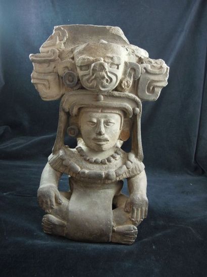 urne funéraire urne funéraire
Culture Zapothèque, Monte-Alban, Mexique central
400...