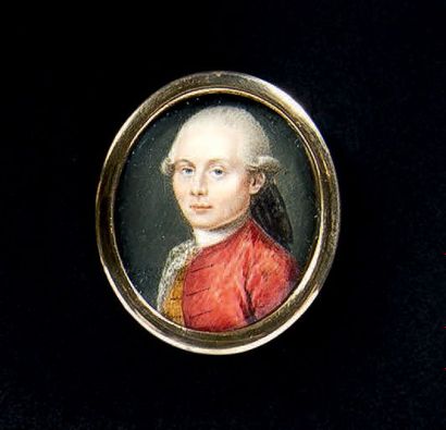 Pierre LE SAGE (actif en 1763 - après février 1796) Portrait du jeune marquis d'OSMOND,...