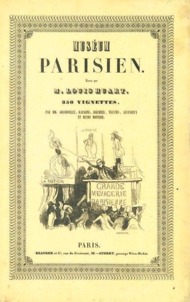 HUART (Louis) Muséum parisien. Histoire physiologique, pittoresque, philosophique...