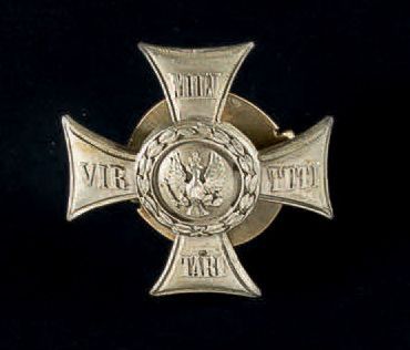 null Insigne du régiment L.G. Grénaderski (troupe). Créé le 20.06.1909. Métal bl...
