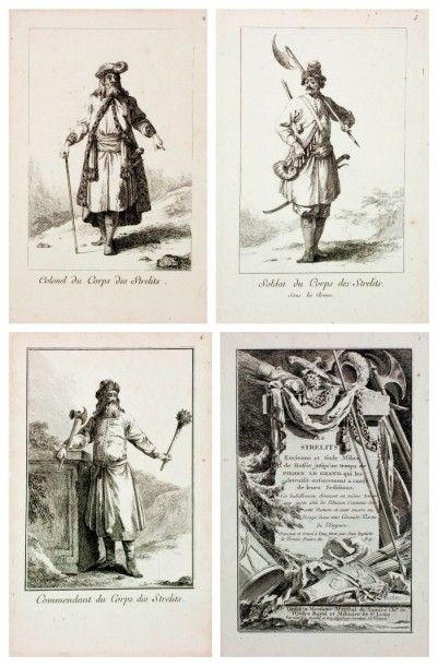 Jean Baptiste LE PRINCE (1734-1781) Les Strelits. Ancienne et seule milice de Russie...