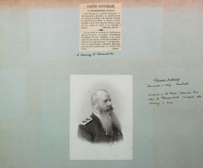 null RUSSIA 1902-05. Album de souvenirs de Russie ayant appartenu au capitaine de...