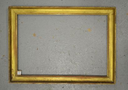 null GORGE en bois mouluré et doré. Fin du XVIIIème siècle. 44,4 x 66 cm - Profil:...