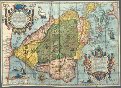 LINSCHOTEN (Jan Huyghen van) Navigatio ac Itinerarium in orientalem sive lusitanorum...