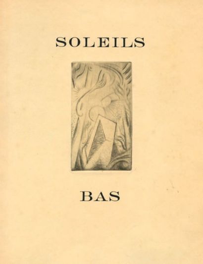 LIMBOUR Georges. MASSON André SOLEILS BAS. Paris, Galerie Simon, 1924. In-4 broché,...