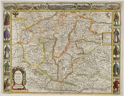 SPEED, J. Bohemia. Londres, Bassett & Chiswell, 1626 (1676). Col. Doublé de papier...