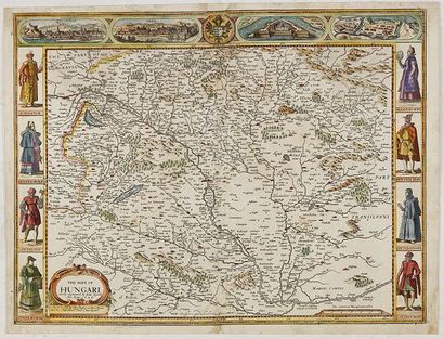 SPEED, J. The mape of Hungari newly augmented by John Speede. Londres, Bassett &...