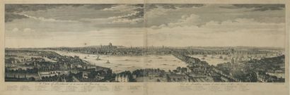 BENNING, R. A View of London as it was in the year 1647/Vue de Londres comme il etoit...