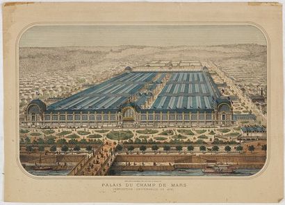 MOURGUE, DAVID Palais du Champ-de-Mars (Exposition universelle de 1878). Paris, D....