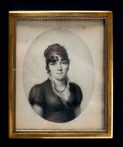 PIERRE-LOUIS BOUVIER (GENÈVE, 23 AOÛT 1765 - 27 NOVEMBRE 1836) 
Portrait d'une jeune...