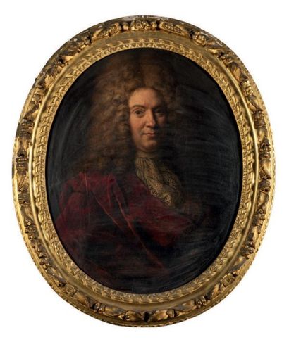 ECOLE FRANCAISE DU XVIIe SIÈCLE, Portrait d'homme au vêtement rouge
Sur sa toile...