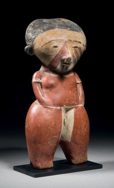 null FIGURINE DEBOUT Culture Nayarit, type «Chinesco», Mexique occidental
Protoclassique,...