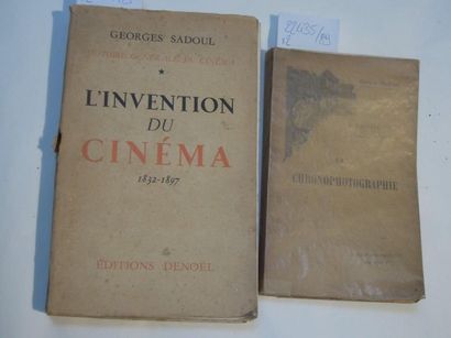 null Lot de deux livres sur le cinéma:
- L. Gastine, La chronophotographie, Masson...