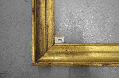 null Gorge en chêne mouluré et doré. Fin du XVIIIème siècle. 71 x 91,8 cm - Profil:...