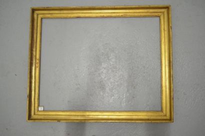 null Gorge en chêne mouluré et doré. Fin du XVIIIème siècle. 71 x 91,8 cm - Profil:...