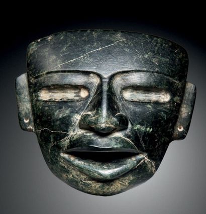 null MASQUE FUNÉRAIRE Culture de Teotihuacan, Haut plateau central du Mexique
Classique,...