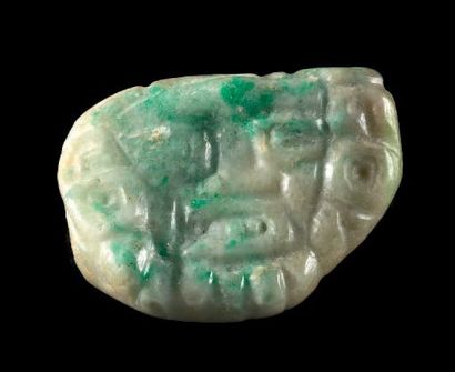 null PENDENTIF ANTHROPOMORPHE Culture Maya, Colua, Bélize
Classique, 550 à 950 après...