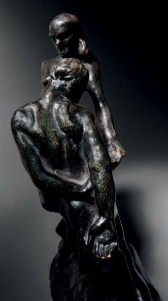 Auguste RODIN (1840-1917) L'éternelle Idole
Moyen modèle
Bronze à patine noire nuancée...