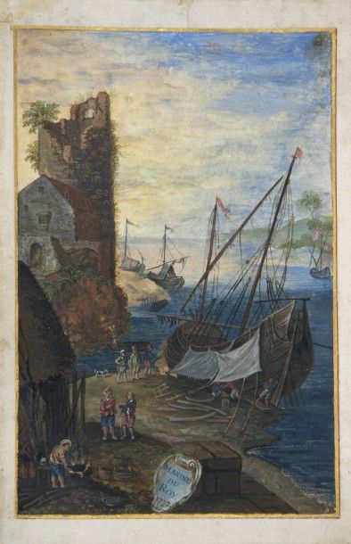 null MANUSCRIT. — [Abrégé de la Marine du Roy]. S.l.n.d. [1732]. In-8 (185 x 130...
