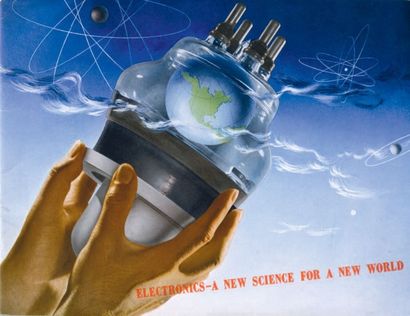 BAYER Herbert ELECTRONICS- A NEW SCIENCE FOR A NEW WORLD. Printed in USA, 1942. In-8...