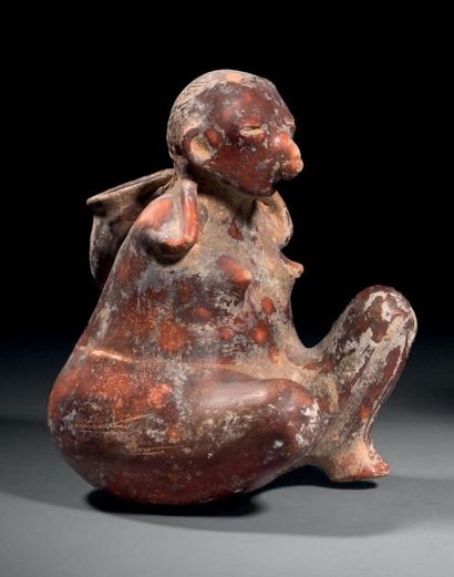 null FEMME ACCROUPIE CULTURE NAYARIT, TYPE "CHINESCO",
MEXIQUE OCCIDENTAL PROTOCLASSIQUE,...