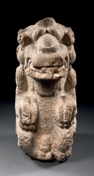 null FÉLIN ACCROUPI CULTURE MAYA, GUATEMALA CLASSIQUE ANCIEN, 300-600 AP. J.-C.
Pierre...