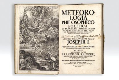 REINZER (Franciscus) Meteorologia philosophico-politica [...]. Augsbourg, Peter Detleff...
