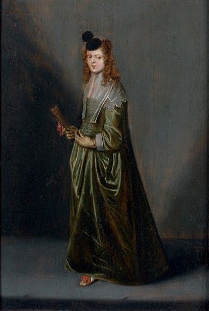 ATTRIBUÉ À JACOB VAN DER MERCK (1610 - 1664) 
Portrait d'homme
Portrait de femme
Paire...