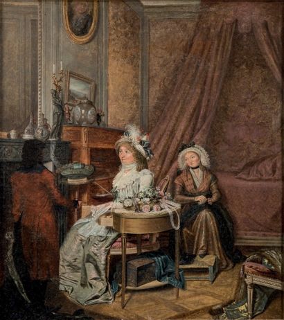 Christian Marie COLIN de LA BIOCHAYE (Châteaubriant 1750 - Rennes 1816) 
La remise...