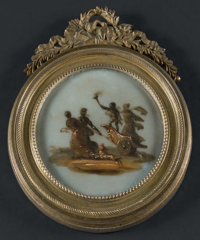 Alexandre-Evariste FRAGONARD (Grasse, 1780 - Paris, 10 novembre 1850) 
L'Amour portant...