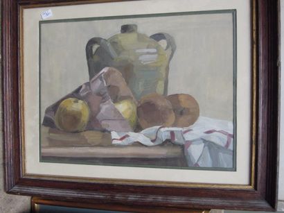 Ecole XXe 
Nature Morte
Gouache