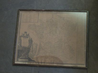 null Carte minéralogique de France gravure 18ème
42 x 53 cm