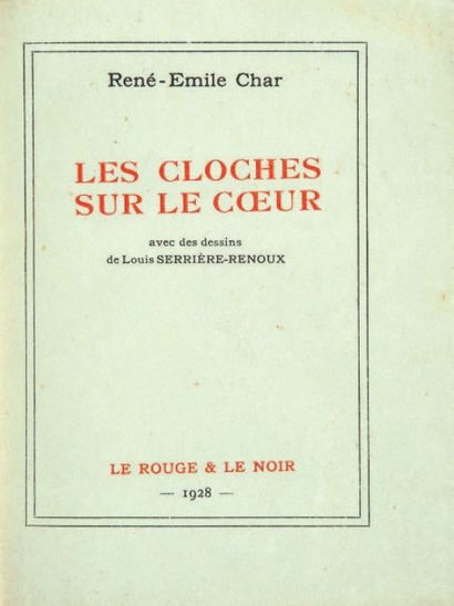 CHAR (René) LES CLOCHES SUR LE COEUR
Avec des dessins de Louis Serrière-Renoux. Paris,...