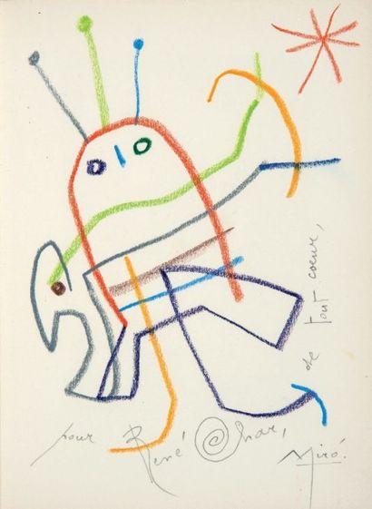 [CHAR René] - DUPIN (Jacques) - MIRÓ (Joan) LES BRISANTS
Paris, G.L.M., 1958. In-12,...