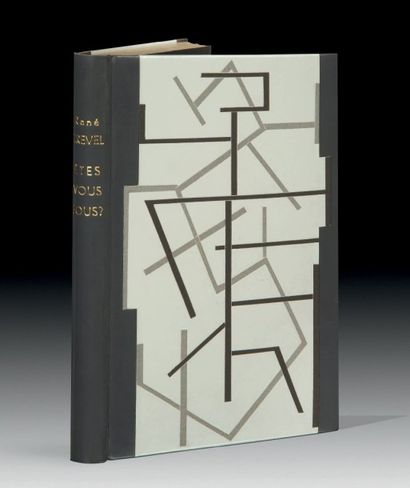 CREVEL (René) ÊTES-VOUS FOUS? Paris, Gallimard, 1929. In-12, demi-veau gris à bandes,...