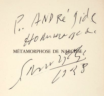 DALI (Salvador) MÉTAMORPHOSES DE NARCISSE
Paris, Éditions Surréalistes, 1937. In-4,...