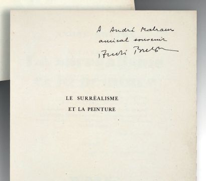 BRETON (André) LE SURRÉALISME ET LA PEINTURE
Avec 77 photogravures d'après M. Ernst,...