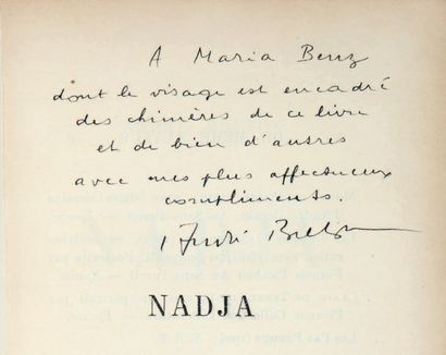 BRETON (André) NADJA
Paris, N.R.F., 1928. In-12, bradel cartonnage (Louis Christy).
Édition...