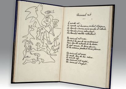 ELUARD (Paul) (1895-1952) Les Animaux et leurs hommes

Manuscrit autographe, avec...