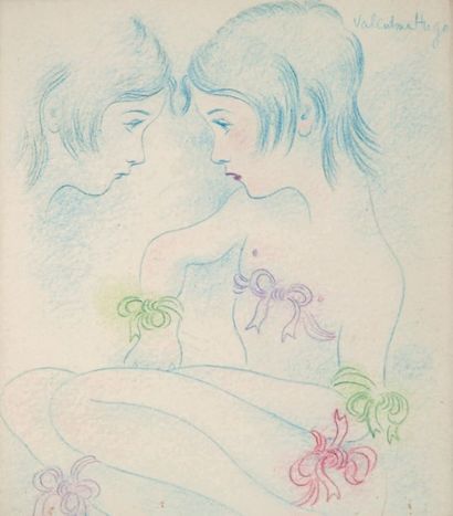 ELUARD (Paul) - HUGO (Valentine) APPLIQUÉE
Illustré par Valentine Hugo. Paris, Sans...