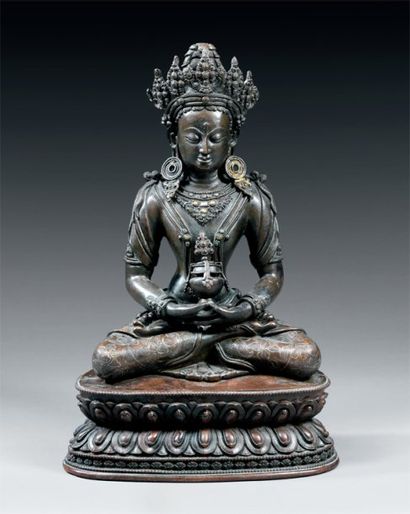 null Bouddha Amitayus Chine - Temples impériaux de Rehol Règne de l'empereur Quianlong,...