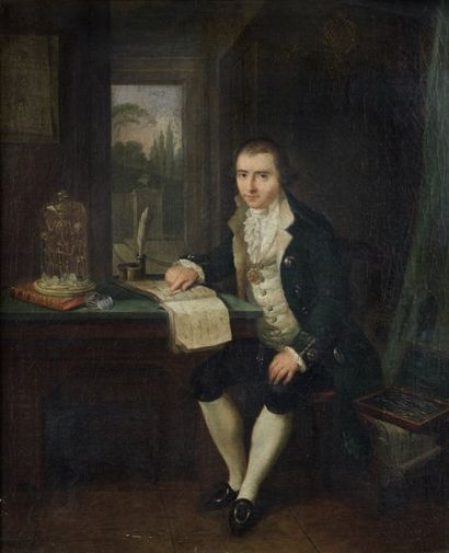 GIOVANNI DELLERA (TRÉVISE 1765 - FLORENCE 1798) Portrait d'un chirurgien consultant...