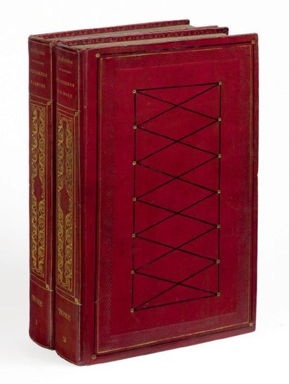 DESBORDES-VALMORE (Marceline) POÉSIES. Paris, Boullard, 1830. 2 volumes in-8, veau...
