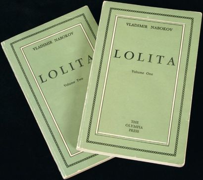 NABOKOV Vladimir LOLITA. Paris, The Olympia Press, 1955 ; 2 volumes petit in-8, brochés,...