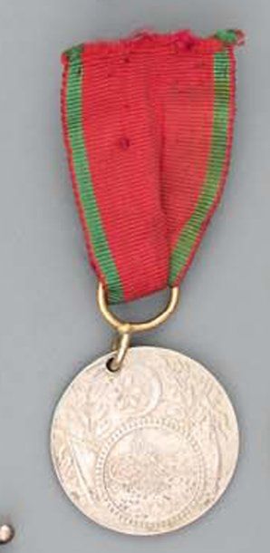 null Médaille de la Gloire, Nishan-i-Iftihar, 1853, en argent, sur l'avers la tughra...