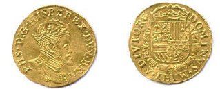 null DUCHÉ DE BRABANT - PHILIPPE II d'Espagne (1er règne) 1555-1576 Real (tête couronnée)...